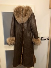 Traumhafter Lammfellmantel mit Pelz - Damen Größe L