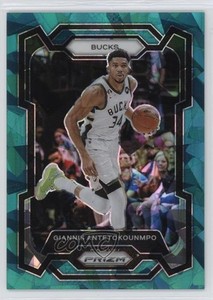 2023-24 Panini Prizm Teal Ice Prizm /225 Giannis Antetokounmpo #103