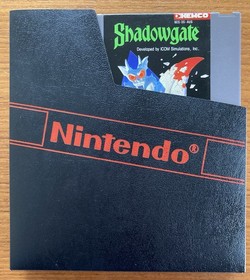 NES ~ SHADOWGATE ~ Nintendo NES-3S-AUS Game Cart + Sleeve + Inst + Box Pal A