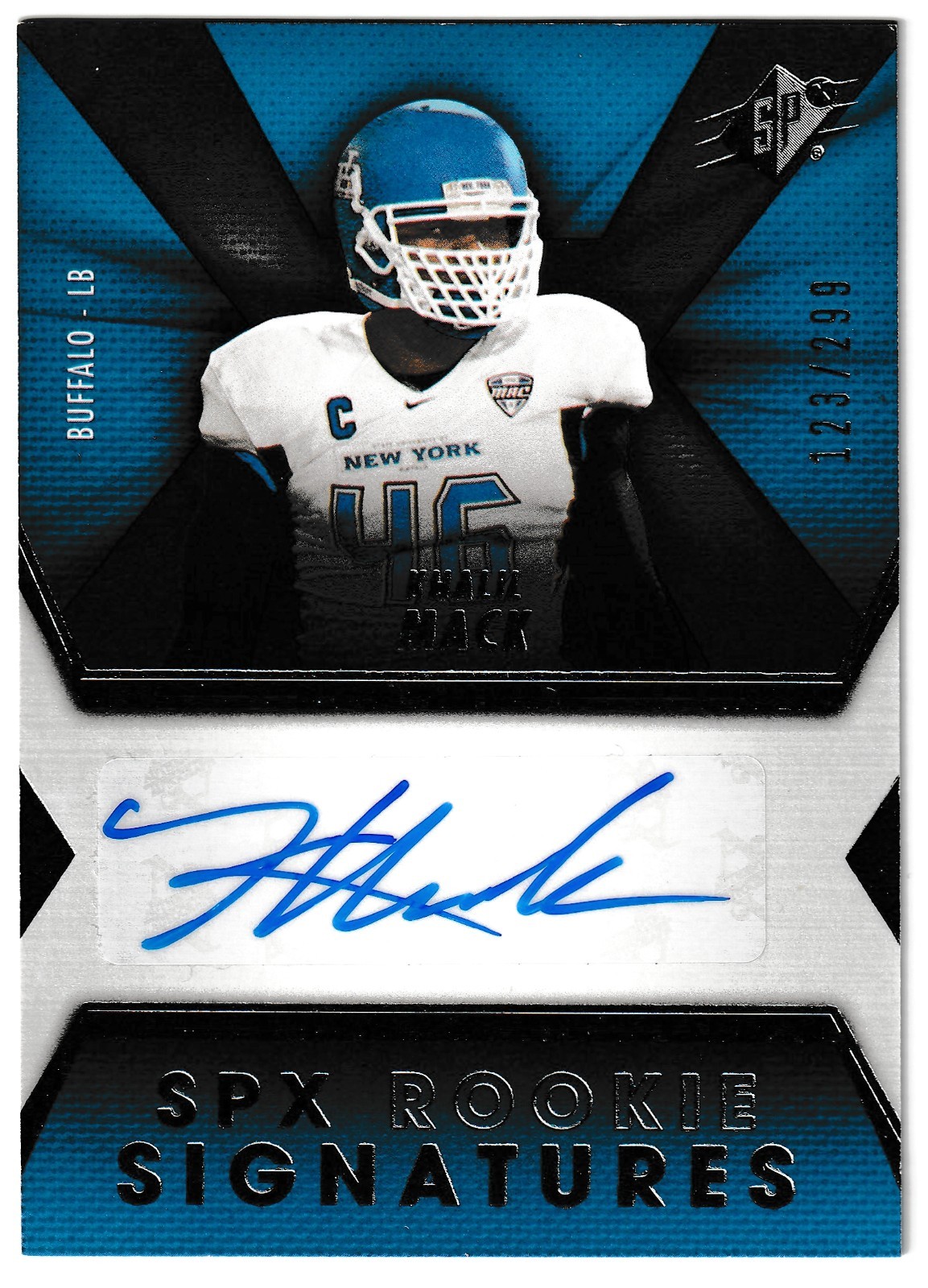 Khalil Mack Spx #139 Autograph