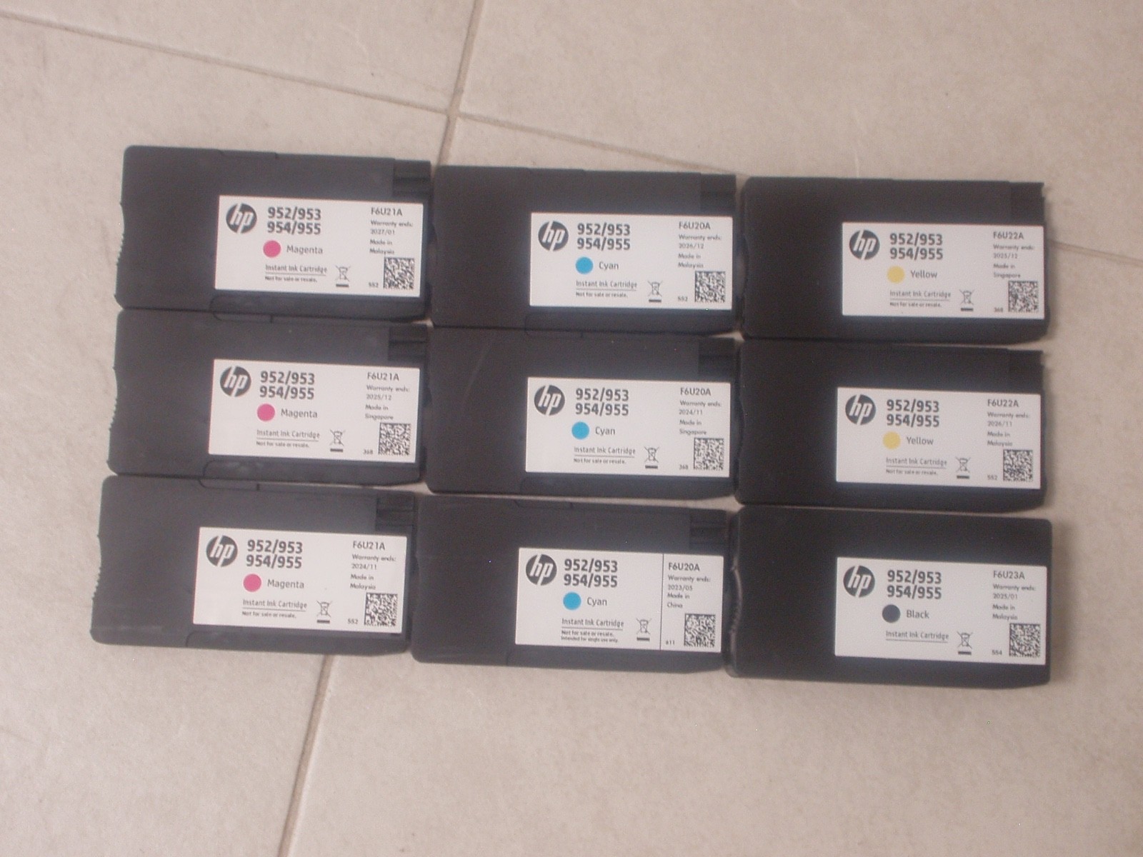 HP Instant Ink Cartridges Compatible with HP8710 Color Printer-image