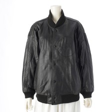 ISSEY MIYAKE 1980s Sports Lamb leather IS logo Jacket outer RO33076 black 9