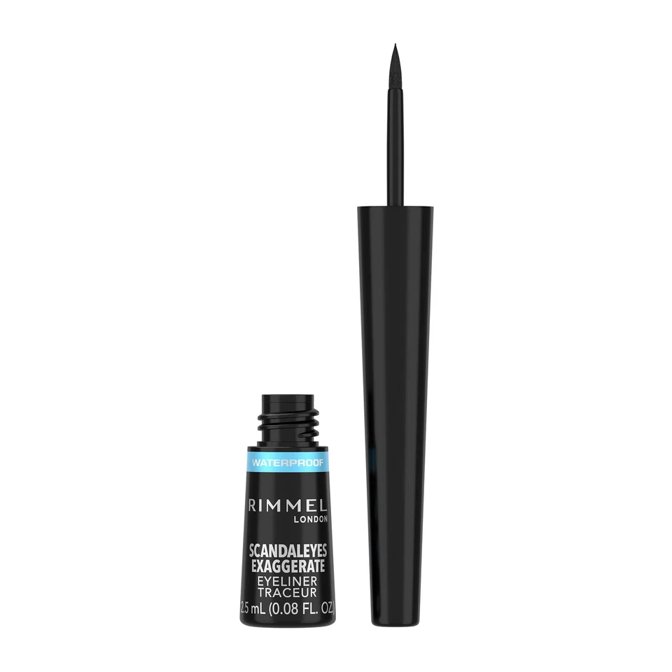 Rimmel Eyeliner Waterproof Exaggerate Liquid Eyeliner ultra definizione Liquido - Immagine 3 di 4