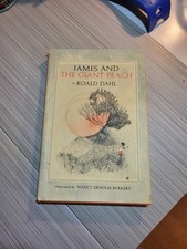 James and the Giant Peach Roald Dahl 1961 First Edition Hardcover 4 Line Coloph