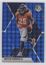 2020 Panini Mosaic Blue Mosaic Prizm 5/99 Melvin Gordon III #110 4t6