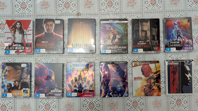 Marvel MCU Phase 4 & 5 4K UHD Bluray Steelbook Collection
