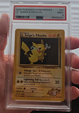 Pokemon PSA 9 Lt. Surge's Pikachu Gym Heroes 81/132 EN Regular 2000 on eBay