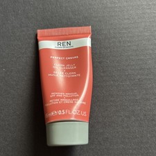 REN Clean Skincare 'Perfect Canvas' Clean Jelly Oil Cleanser 15ml new sealed 