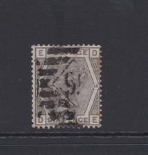 Great Britain 1873 6 d grey, SG 147, plate 14, used