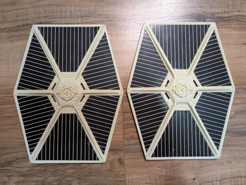 Vintage 1978 Kenner Imperial TIE Fighter Original Pair Set Wings Star Wars
