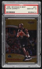 1998-99 Bowman's Best Kevin Garnett #31 PSA 10 GEM MT HOF 1dn