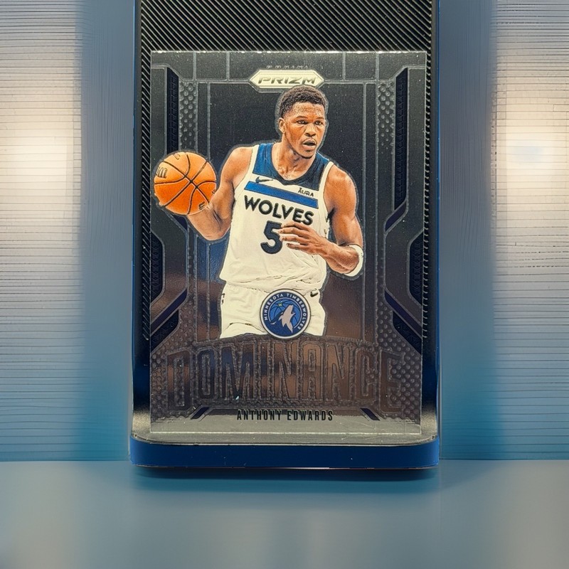 Anthony Edwards 2024-25 Panini Prizm Dominance Insert #9 Minnesota Timberwolves
