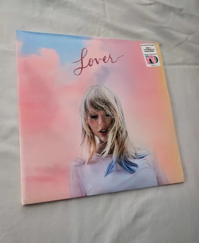 Taylor Swift "Lover" Pink/Blue Colured Vinyl - NEW & FACTORY SEALED