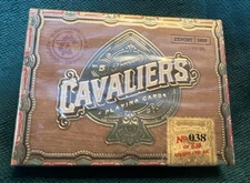 CAVALIERS Playing Cards by Lee McKenzie - GUILDED Export 1800 (GOLD) - #XXX/630