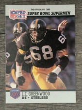 1990-91 Pro Set Super Bowl 160 #77 L.C. Greenwood