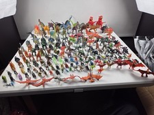 162 Pc Dinosaur Toy Figure Lot Mixed Sizes T Rex Raptors Stegosaurus Bulk