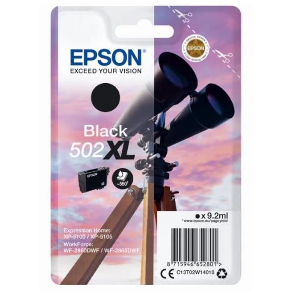 Cartuccia Originale Epson T02W140 502XL (Nero 550 pagine) - Immagine 2