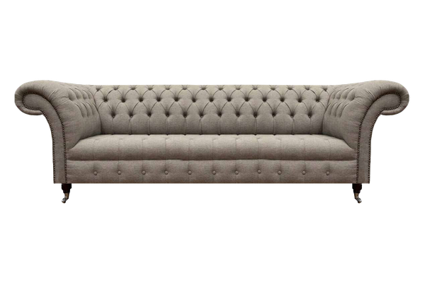 Chesterfield Viersitzer Sofa Couch Wohnzimmer Polstersofa Neu Textil MöBel-image