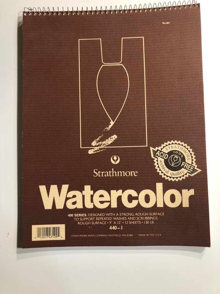 5 artists watercolor paper pads Strathmore 130/Morilla 140/Canson 140/Arches 140