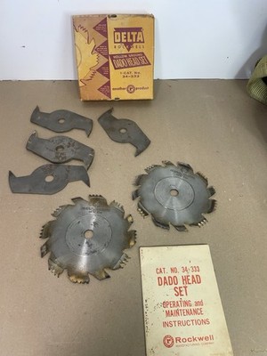 Delta Rockwell Hollow Ground Dado Head Set No. 34-333