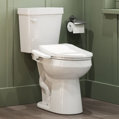 HOROW Two-Piece Elongated Toilet with Smart Seat, ADA Chair Height MAP 1000g