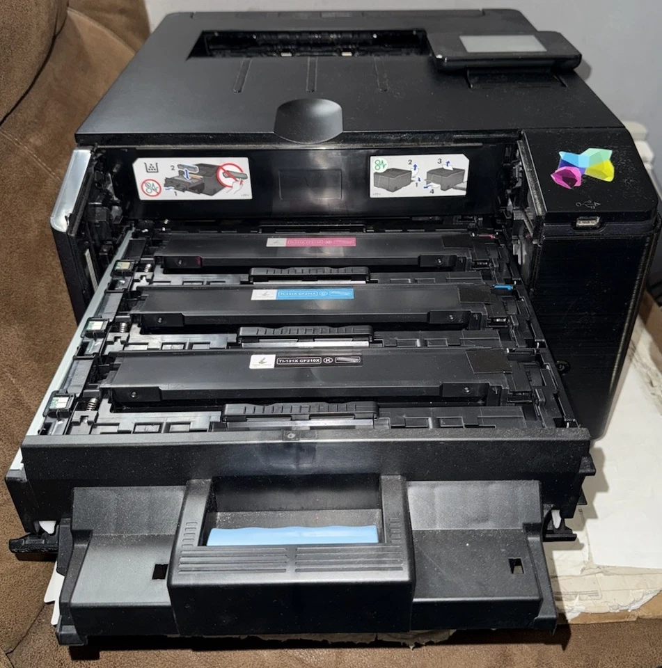 HP LaserJet Pro 200 M251nw Wireless Color Laser Printer Tested - Image 2 of 4