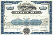 TEXACO OIL San Ramon Chevron 1976 Standard Oil Merger 1000 Dollar John McKinley