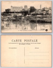 Pau Ch�teau vu du Gave Undivided Back Postcard France c.1900 M.T.