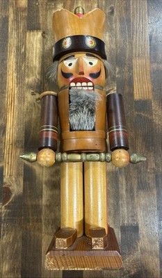 Vintage Christian Steinbach 1960's King Wilhelm German Nutcracker