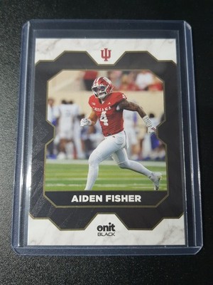 #B-2 - Aiden Fisher - Onit Indiana University Black Football 2025 - Base