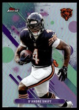 2025 Topps Finest Refractor D'Andre Swift Chicago Bears #53