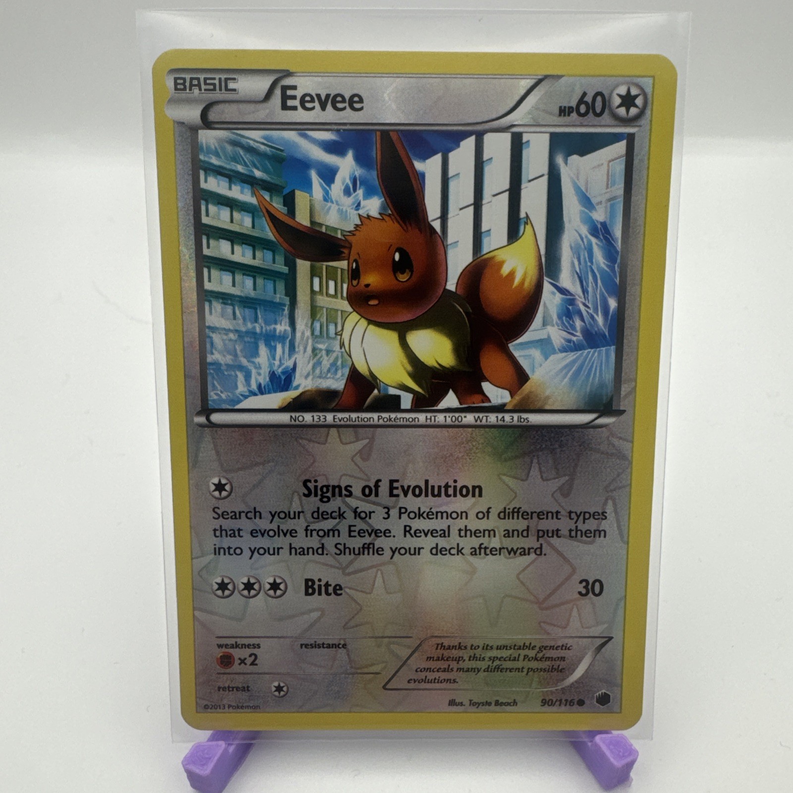 Pokémon TCG Eevee Plasma Freeze 90/116 REVERSE HOLO🌟🌟🌟