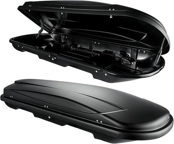 Dachbox JUXT600L +Alu DachträGer RB003 FüR FüR Opel Mokka Mokka X 5TüRer Ab 13-image