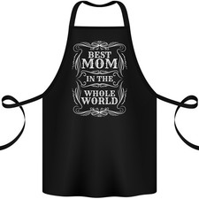 Meilleure Maman Du Monde Tablier En Coton 100% Bio Pour La Fête Des Mères