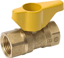 Mueller 110-124HC Ball Valve 3/4" Brass 200 PSI FPT Natural Gas