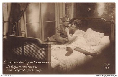 BADP6-0476-COUPLE - IT'S TRUE THAT YOU LOVE ME - I LOVE YOU EVEN BETTER -
