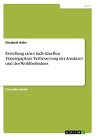 Erstellung Eines Individuellen Trainingsplans. Verbesserung Der Ausdauer Und...