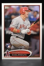 Topps 2012 Update Series Kole Calhoun Rookie RC #US157 Los Angeles Angels