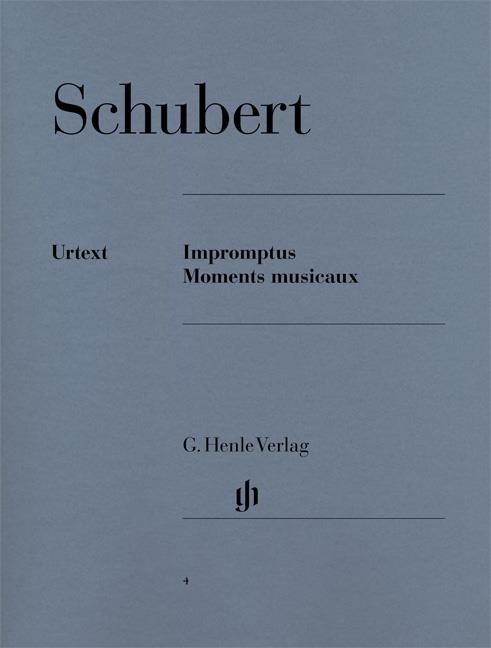 Impromptus And Moments Musicaux Franz Schubert Book [Softcover] Piano G. Henle V