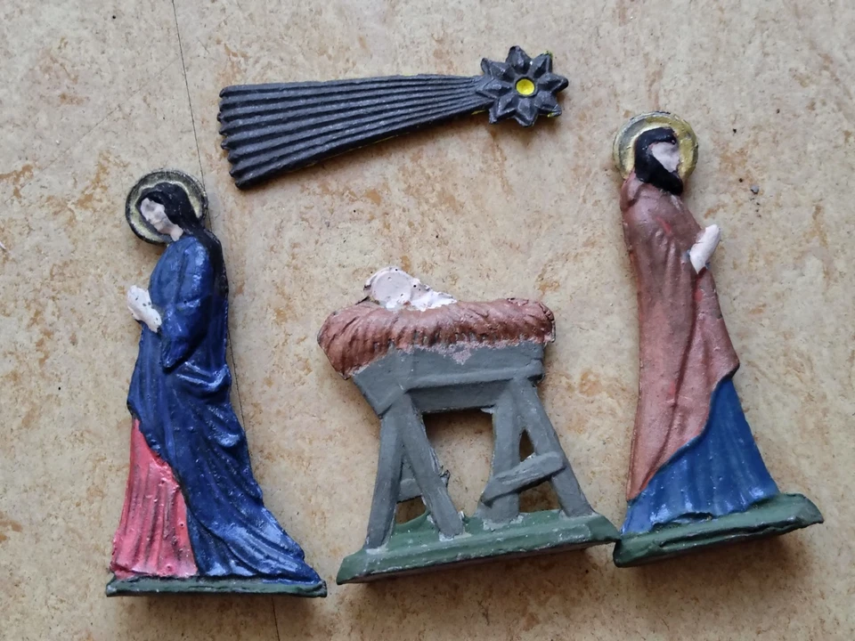 Krippenfiguren Figuren für Krippe aus Zinn Weihnachten Zinnfiguren - Bild 4 von 4