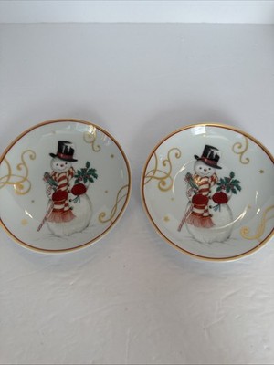 Williams-Sonoma Night Before Christmas Appetizer/Bread 5.5 Set of 2 NEW