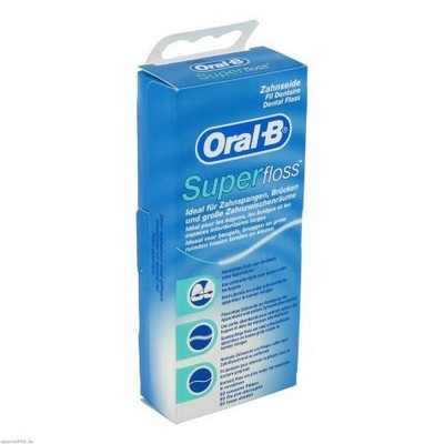 ORAL B Superfloss Zahnseidefäden 50 St PZN 4253330