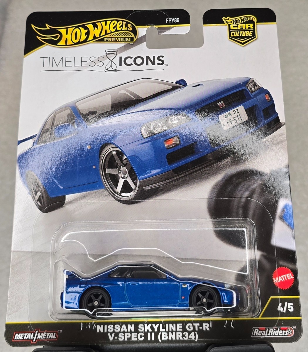 2026 Hot Wheels Premium Nissan Skyline GT-R V-Spec II R34