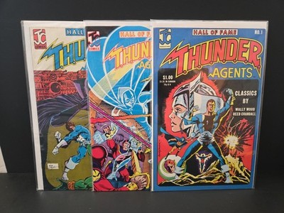 Hall of Fame T.H.U.N.D.E.R. Agents #1-3 Complete Series Set