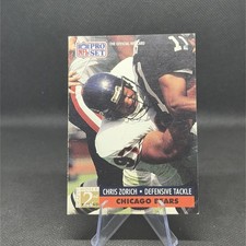 1991 Pro Set - 2nd Round Draft Choice Chris Zorich #778 (RC)