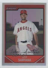 2007 Bowman Chrome Refractor Ervin Santana #53 5hy