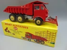 DINKY 959 FODEN DUMP TRUCK WITH BULLDOZER BLADE - ORIGINAL VINTAGE BOXED MODEL