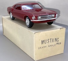 READ AMT Promo-LIKE 1969 Mustang Mach I Coupe 1/25 Candy Apple Red NM-MINT & Box
