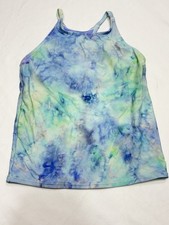 Athleta Girl Tank Top Blue Green PurpleSize L/12 Athletic Wear