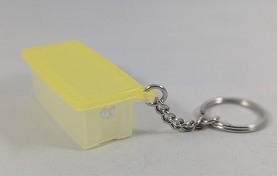 Vintage Mini TUPPERWARE FRIDGESMART Container KEYCHAIN w/Removable Lid RARE NEW!